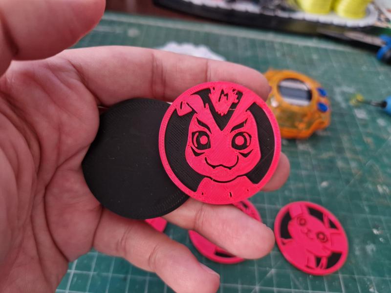 Gomamon Digimon coin