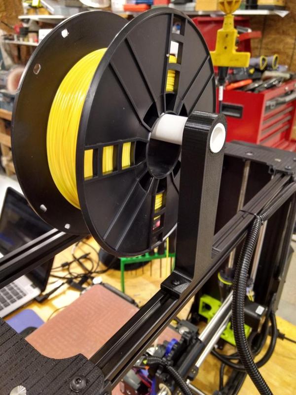 Lulzbot Taz 6 (or Mini) Spool Holder, easy!
