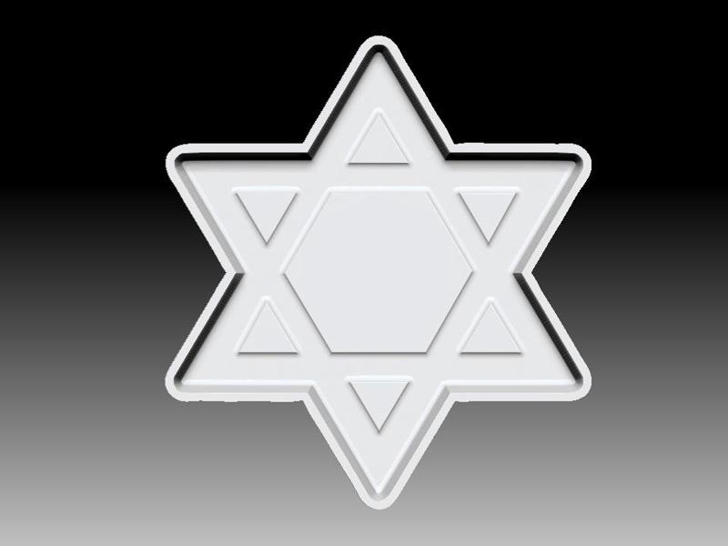 DAVID STAR BATH BOMB MOLD