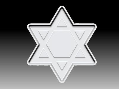 DAVID STAR BATH BOMB MOLD