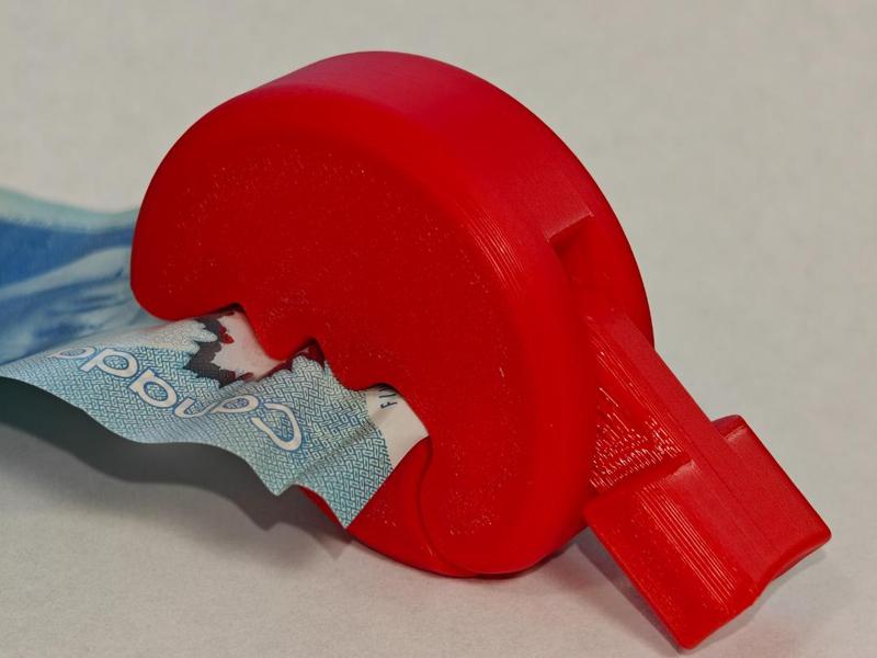 Krab Claw Bag Clip (Print in place)