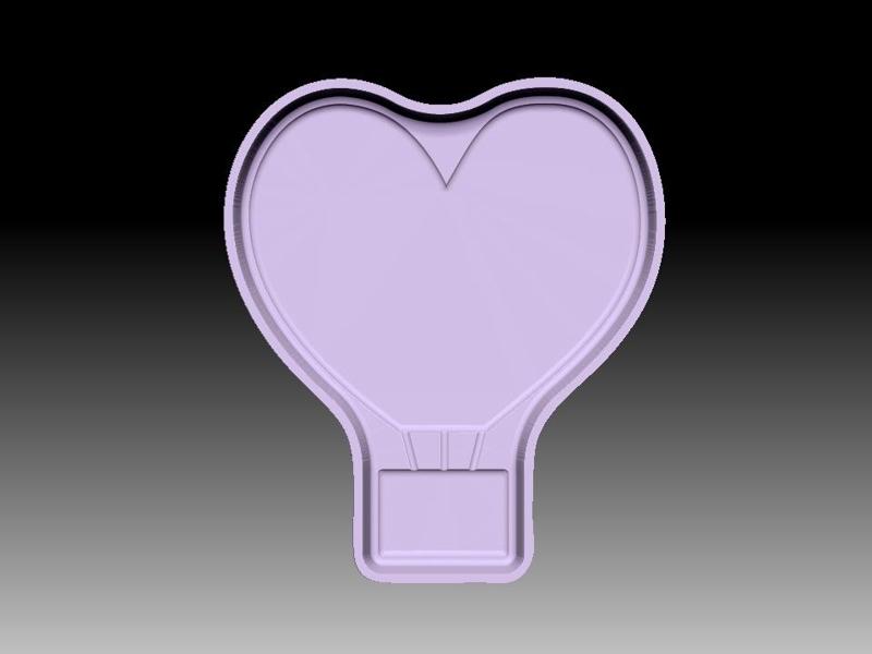 HEART BALLOON BATH BOMB MOLD