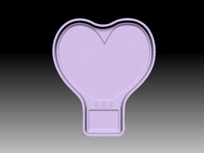 HEART BALLOON BATH BOMB MOLD