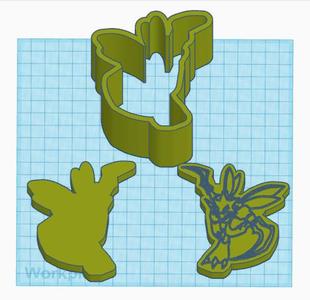 Pokemon: Scyther 3 Piece Bath Bomb Mold