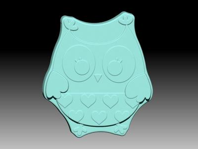 CUTE OWL SOLID SHAMPOO AND MOLD FOR SOAP PUMP