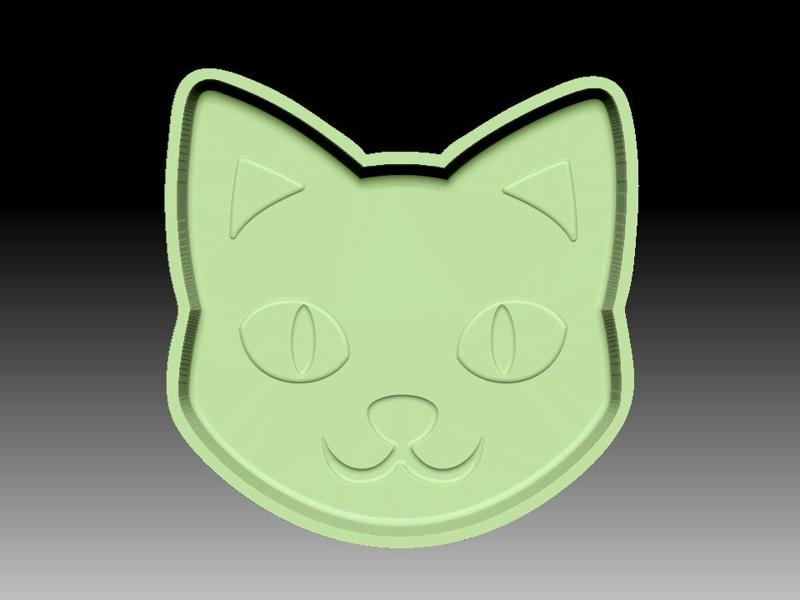 CAT FACE BATH BOMB MOLD