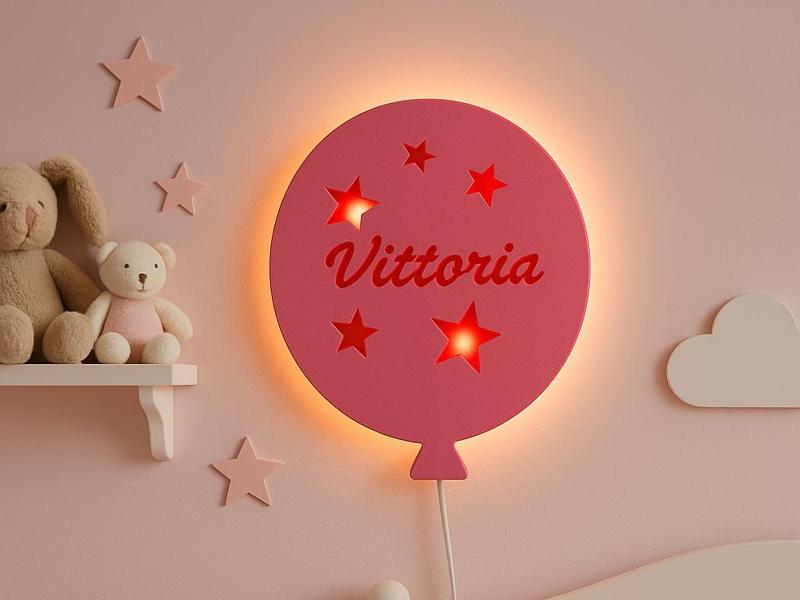 Balloon-Shaped Wall LED Lamp