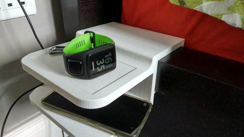 Ikea Malm Bed - minimal side shelf.