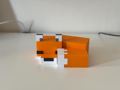 Minecraft orange fox - no AMS & AMS