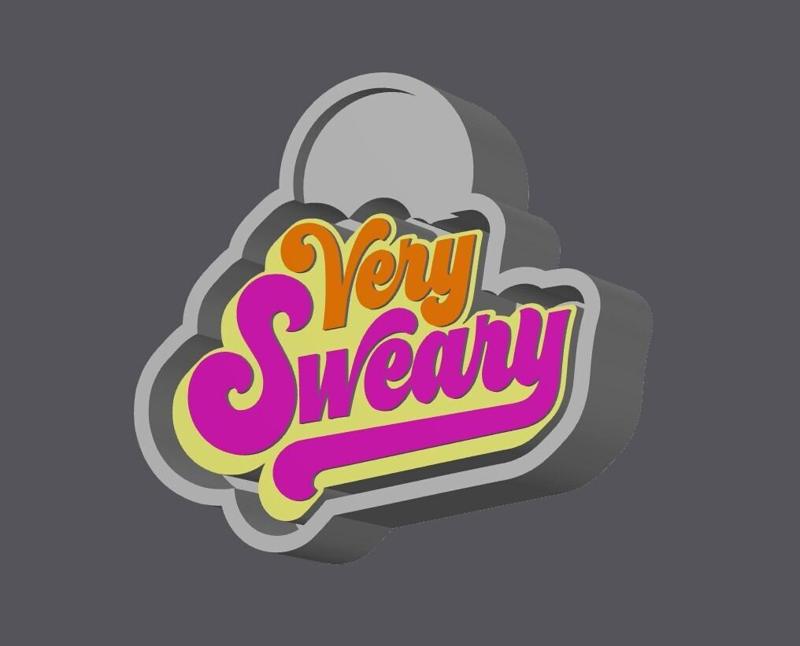 Very Sweary Freshie Mold Housing