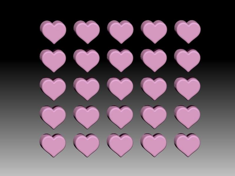 MINI HEART KIT BATH BOMB CONFETTI MICRO MINI MULTI MOLDS