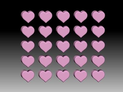 MINI HEART KIT BATH BOMB CONFETTI MICRO MINI MULTI MOLDS