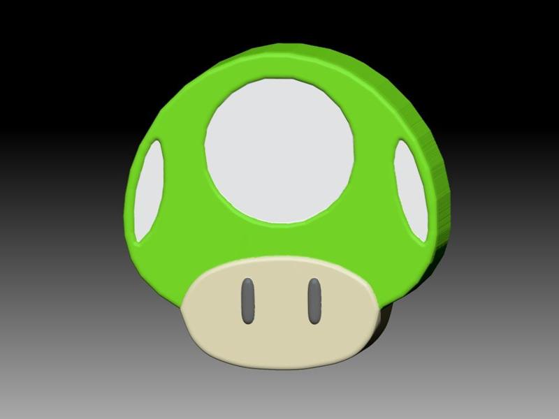 MARIO BROS MUSHROOM SOLID SHAMPOO AND MOLD FOR SOAP PUMP