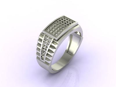 Gents Ring - Mens Ring STL READY FILES  Jewelry Rings For Men