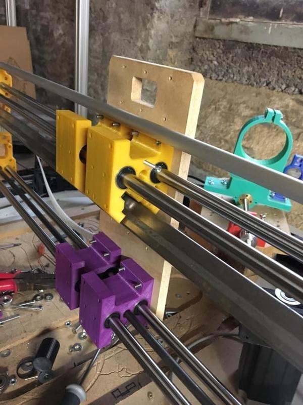 Axis X ROOT CNC 3 Smooth bars 12mm