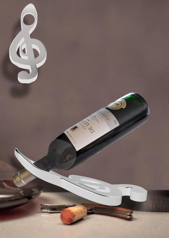 Wine violin music holder, bottle holder, vine holder