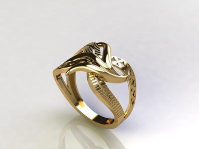 Plain Women Ring Jewelry Rings For Women STL 3DM 3D JEWELLERY