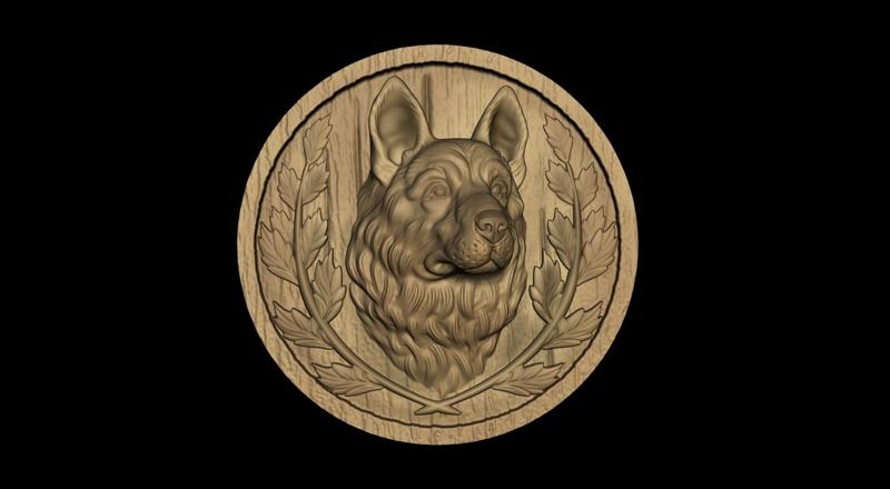 German Shepherd Badge