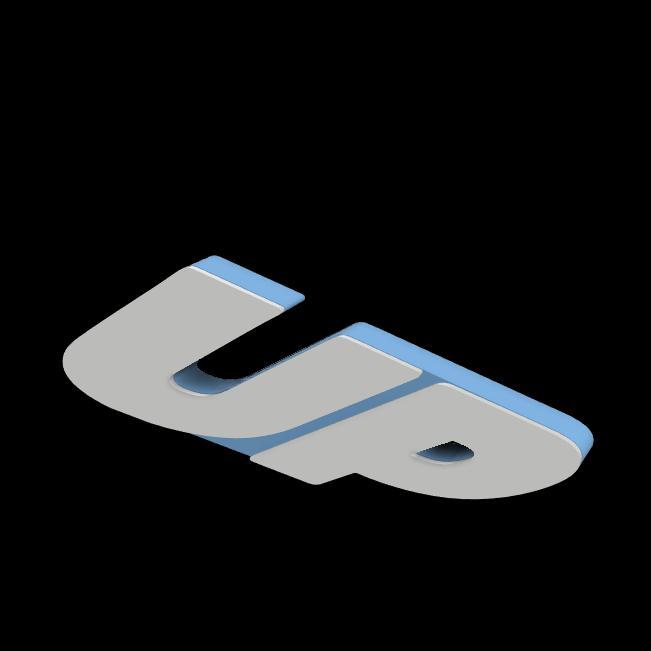 3D MULTICOLOR LOGO/SIGN - UP