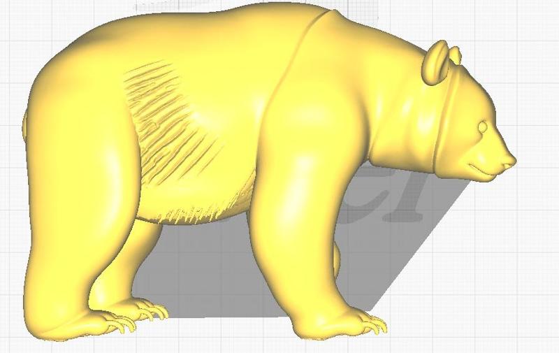3D model depicts the giant panda