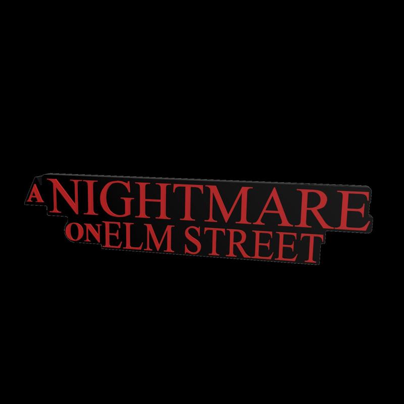 3D MULTICOLOR LOGO/SIGN - A Nightmare on Elm Street (2010)