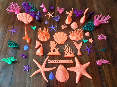 Mermaid Ocean Birthday Party Pack