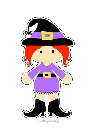 Cookie Mold 3 parts Witch