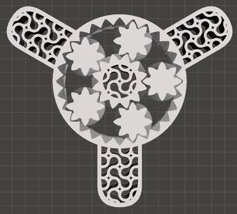 Gear Bearing Fidget Spinner