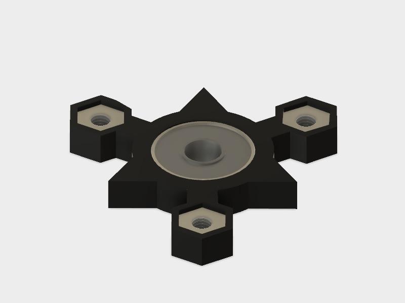 Triangle spinner