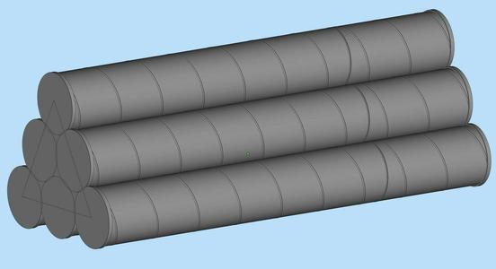 1/16 M10 CARDBOARD AMMO PACKING TUBES