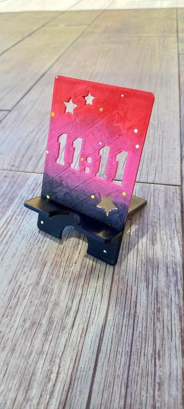 Cell phone holder 11:11