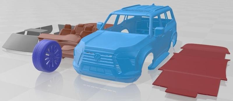 Lexus GX 2024 Printable Car