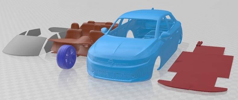 Opel Corsa 2024 Printable Car