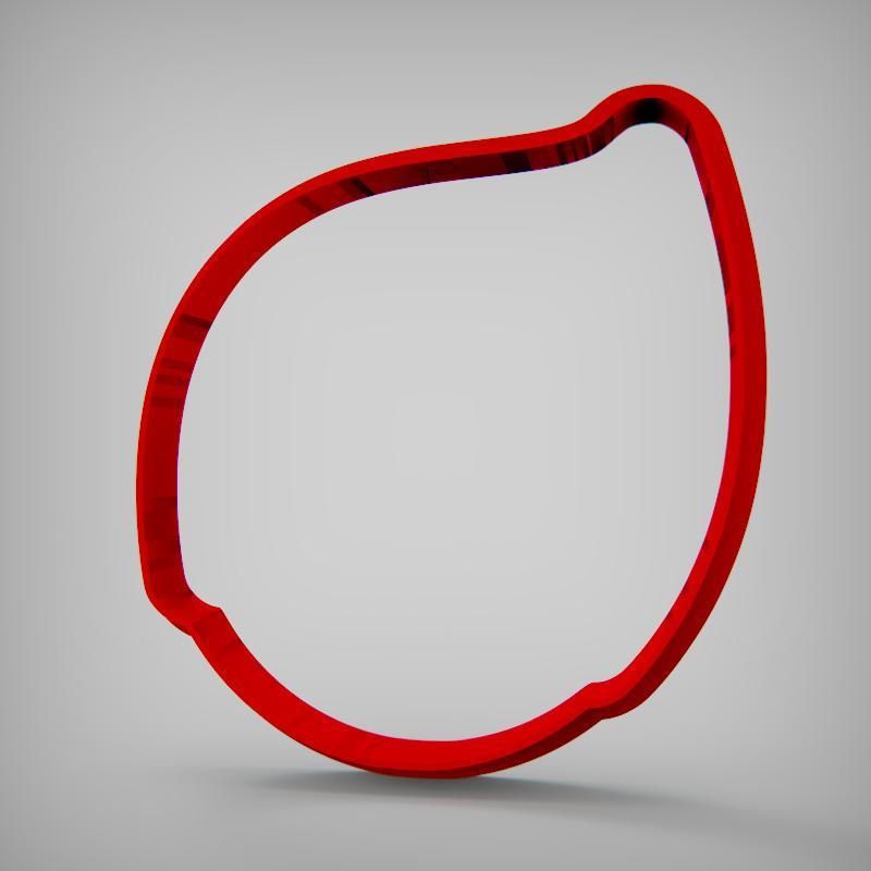 Cara Intensamente Alegria silueta cortante para galletas