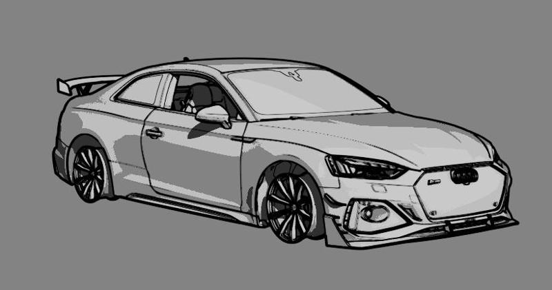 AUDI RS5 ABT 2024 3D