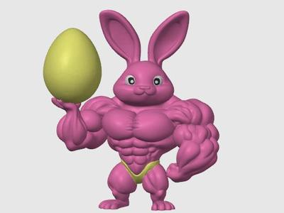 THE Easter Bunny.  Jacked Rabbit
