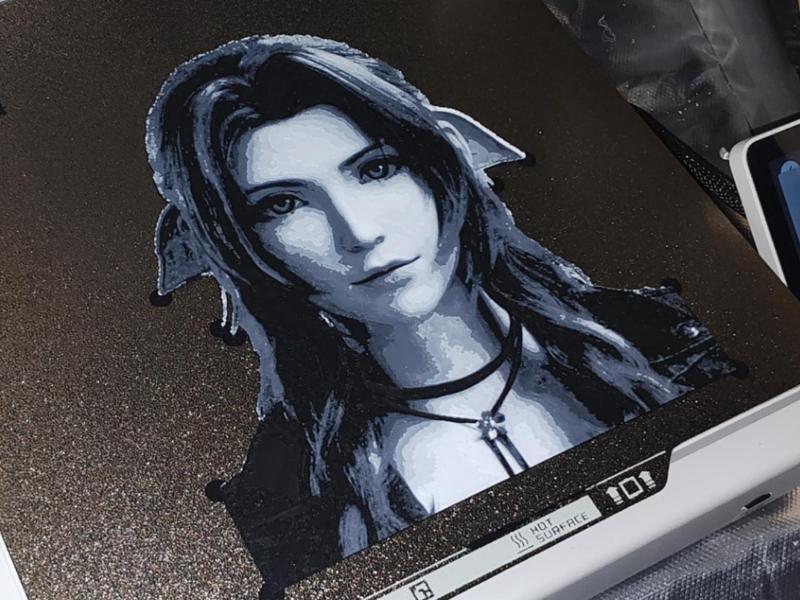 FF7 Aerith Hueforge portrait