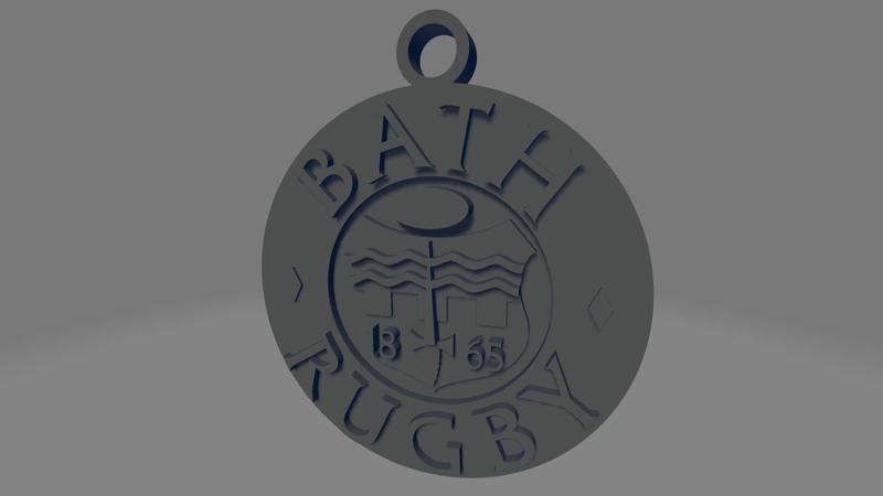 Bath Rugby Keychain