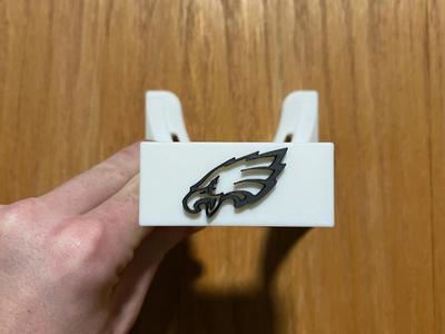 Philadelphia Eagles football display stand