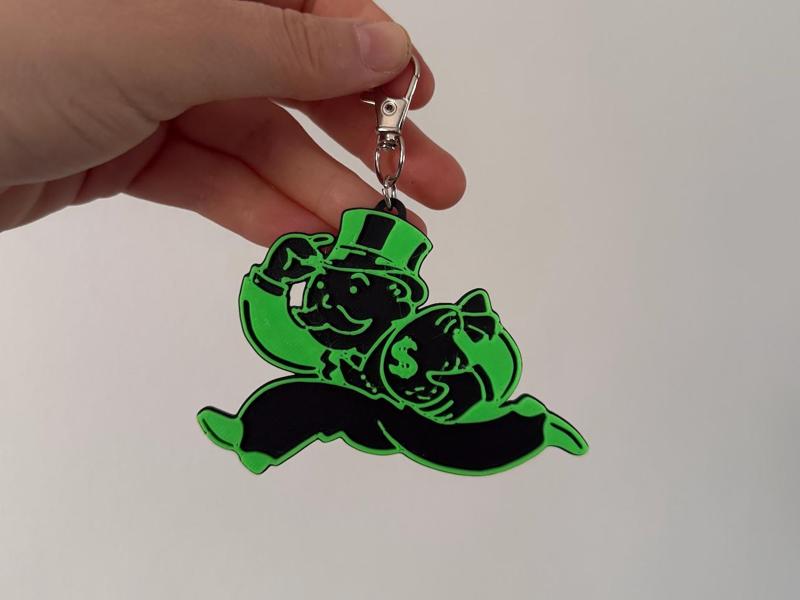 MR MONOPOLY KEYCHAIN