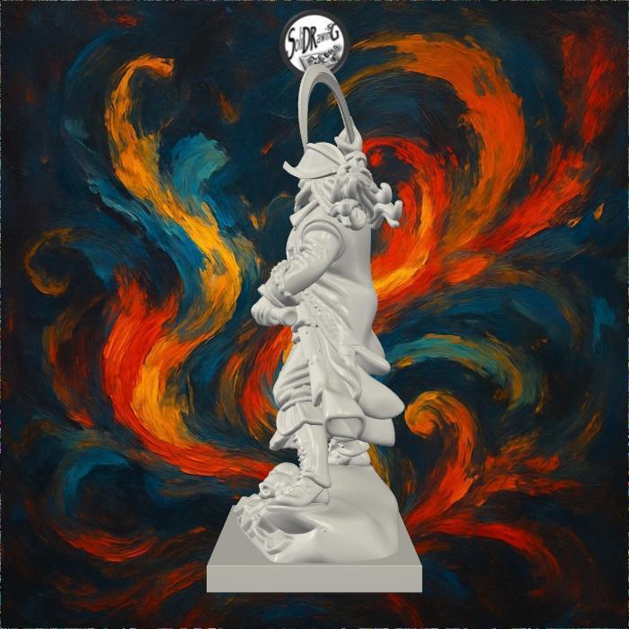 Ferocious Pirate Warrior Raising Cutlass – SoliDRawinGs SG629