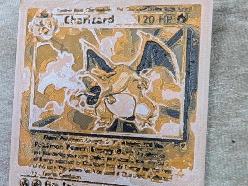 Charizard novelty card 
