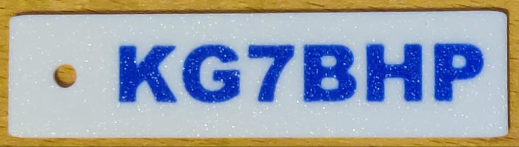 HAM Call Sign Tag