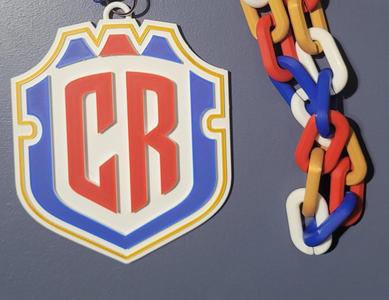 COSTA RICA COPA AMERICA 3D Logo 180mm series