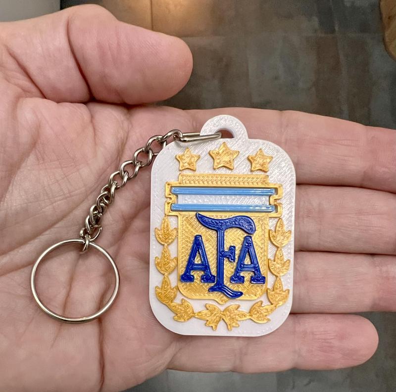 Llavero AFA multicolor (2 piezas)