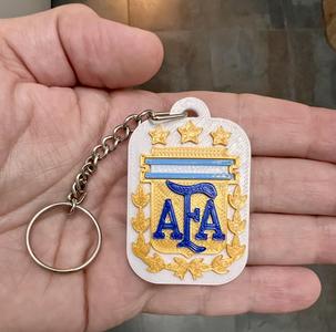 Llavero AFA multicolor (2 piezas)