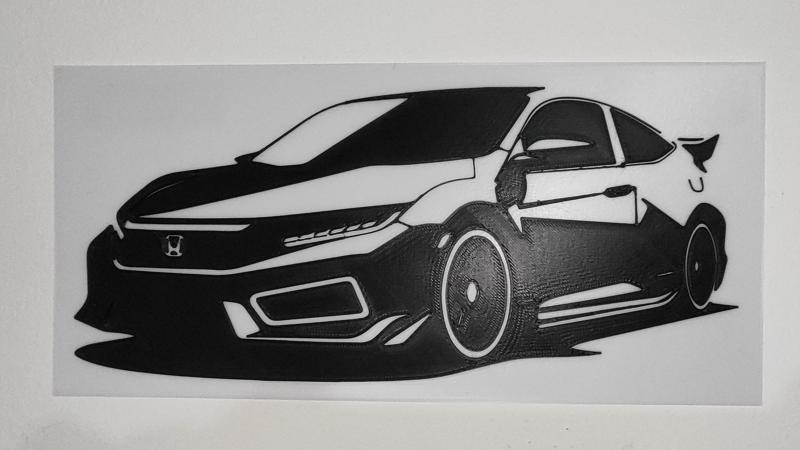Honda Civic Wall Art