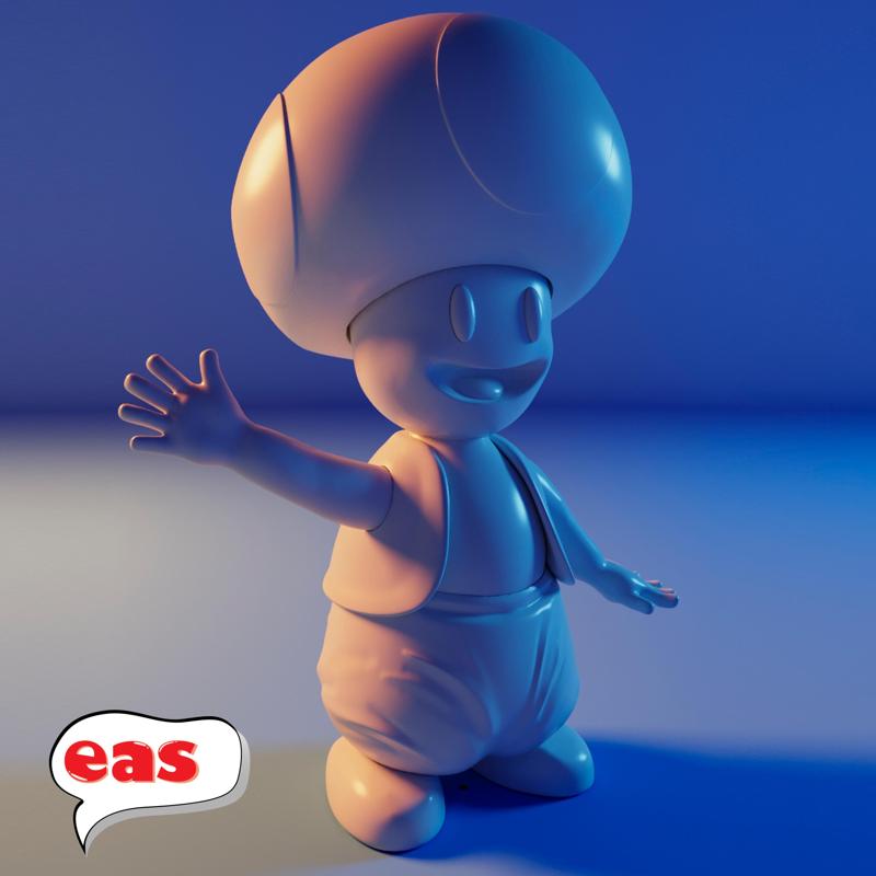 SUPER MARIO TOAD MUSHROOM