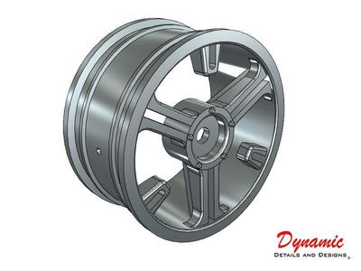 3 Spoke DBL Action 24mm Wheels +0 offset