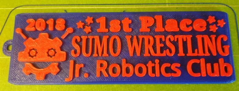 Medal for Sumo Wrestling Tournament